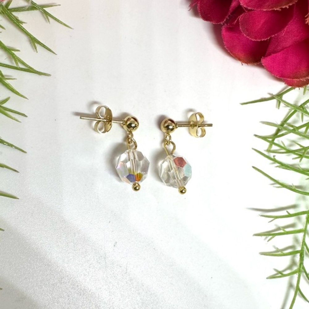 NEW⚜️Aurora Borealis Crystal Drop Earrings